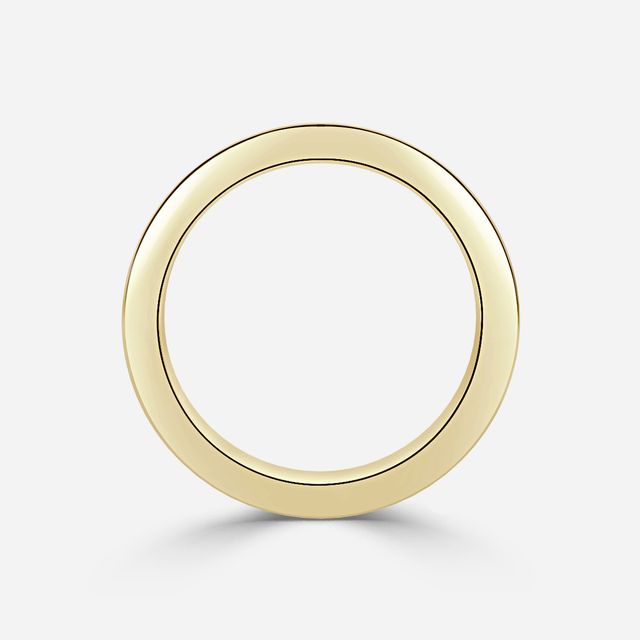 Ordines-Two Row Yellow Gold Diamond Eternity Band