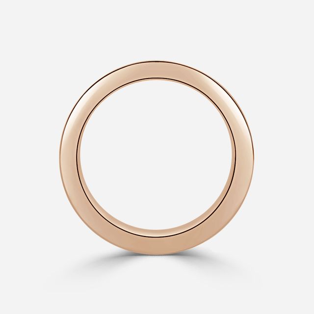 Ordines-Three Row Rose Gold Diamond Eternity Band