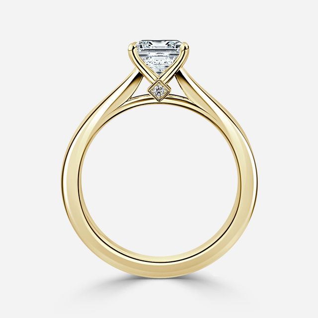 Ceina Yellow Gold Solitaire Engagement Ring