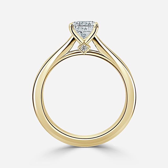 Ceina Yellow Gold Solitaire Engagement Ring