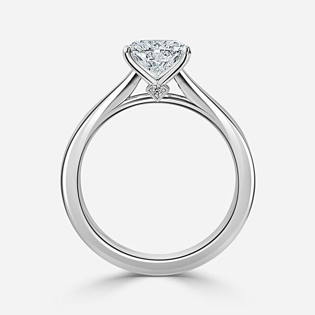 Ceina White Gold Solitaire Engagement Ring