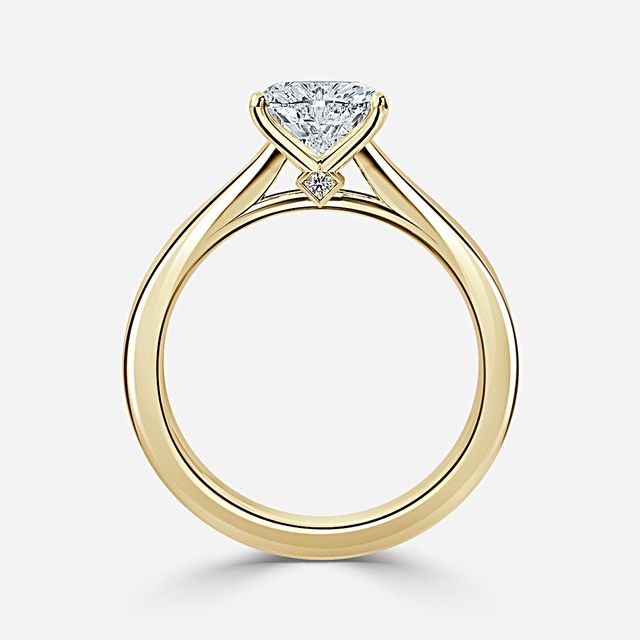 Ceina Yellow Gold Solitaire Engagement Ring