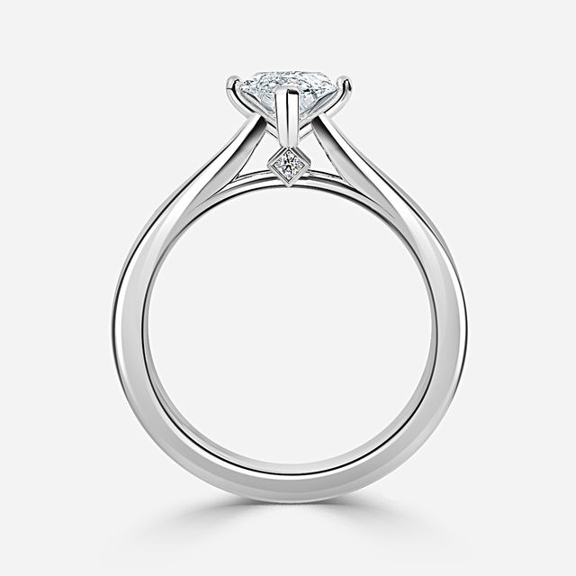 Ceina White Gold Solitaire Engagement Ring