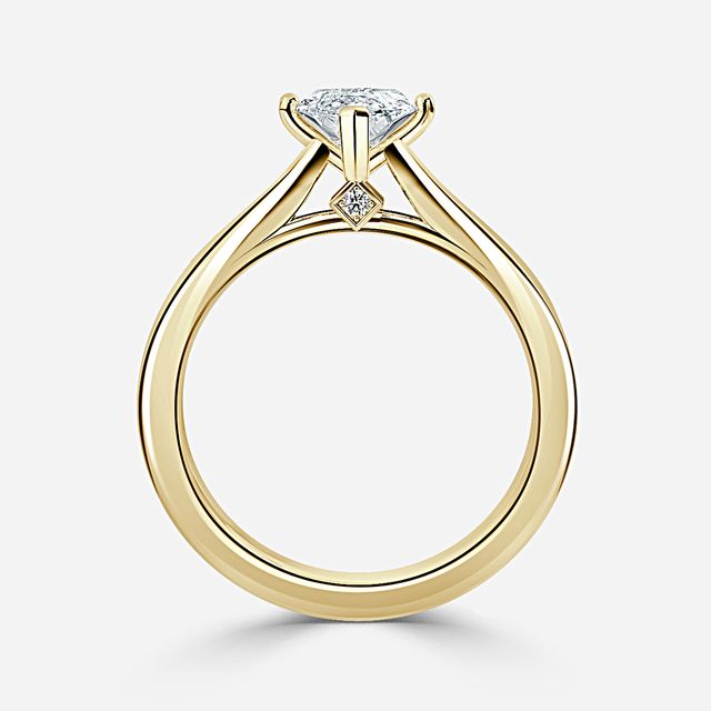 Ceina Yellow Gold Solitaire Engagement Ring