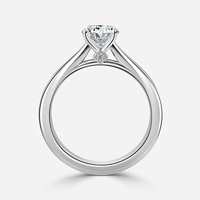 Ceina Platinum Solitaire Engagement Ring
