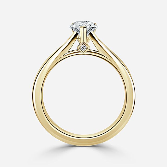 Ceina Yellow Gold Solitaire Engagement Ring