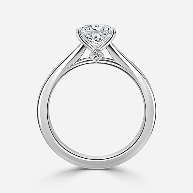Ceina White Gold Solitaire Engagement Ring