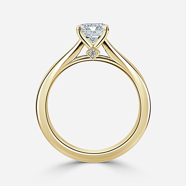 Ceina Yellow Gold Solitaire Engagement Ring