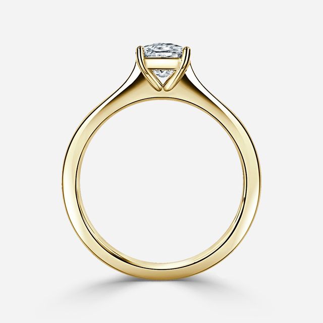 Mila Yellow Gold Solitaire Engagement Ring