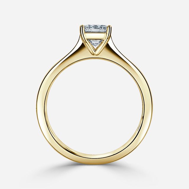 Mila Yellow Gold Solitaire Engagement Ring