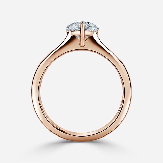 Mila Rose Gold Solitaire Engagement Ring