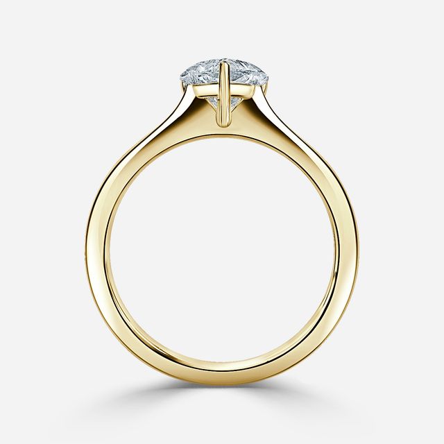 Mila Yellow Gold Solitaire Engagement Ring