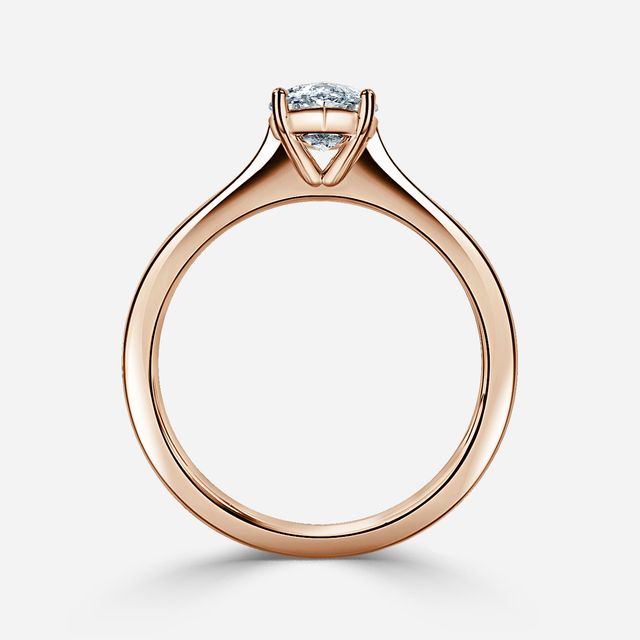 Mila Rose Gold Solitaire Engagement Ring
