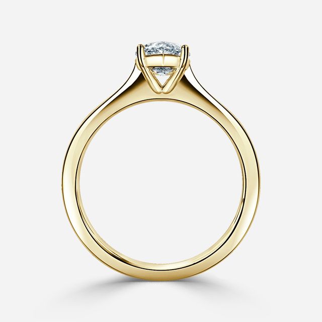 Mila Yellow Gold Solitaire Engagement Ring