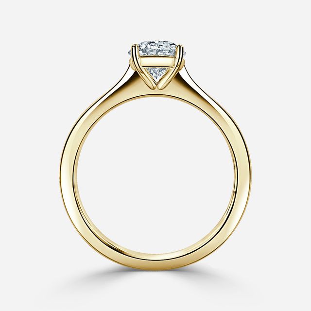Mila Yellow Gold Solitaire Engagement Ring