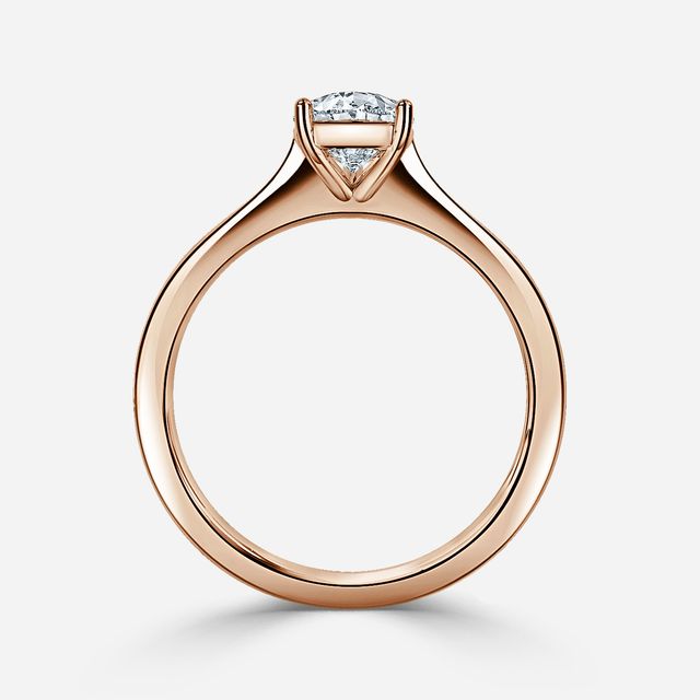 Mila Rose Gold Solitaire Engagement Ring