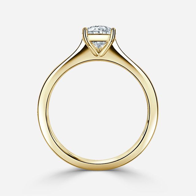 Mila Yellow Gold Solitaire Engagement Ring