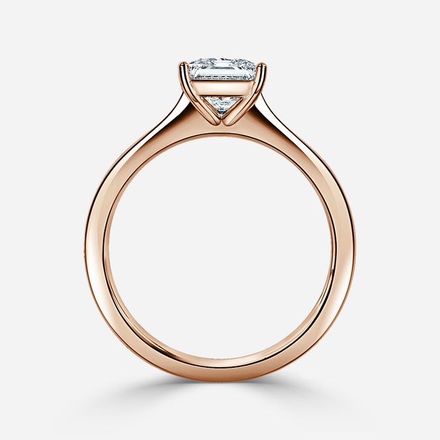 Mila Rose Gold Solitaire Engagement Ring