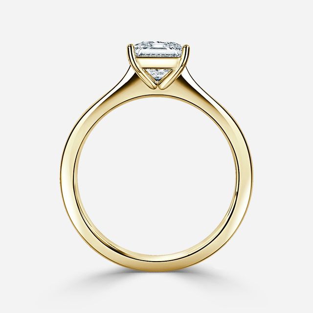 Mila Yellow Gold Solitaire Engagement Ring