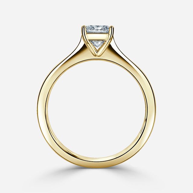 Mila Yellow Gold Solitaire Engagement Ring