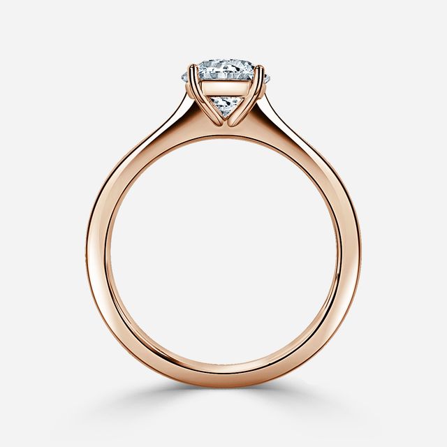Mila Rose Gold Solitaire Engagement Ring