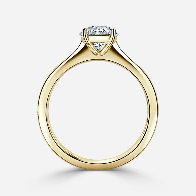 Mila Yellow Gold Solitaire Engagement Ring