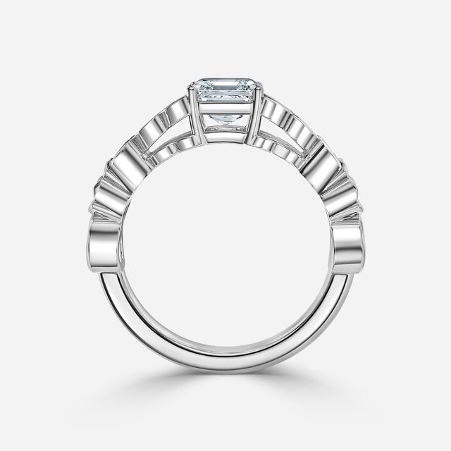 Kirian White Gold Celtic Engagement Ring