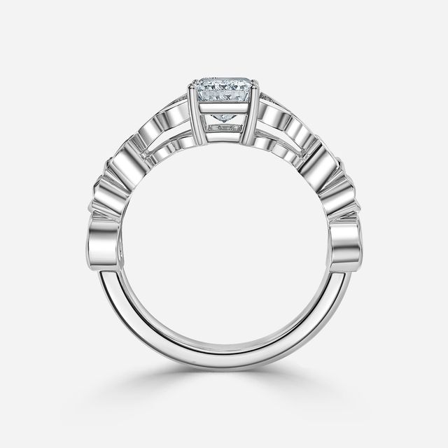 Kirian White Gold Celtic Engagement Ring