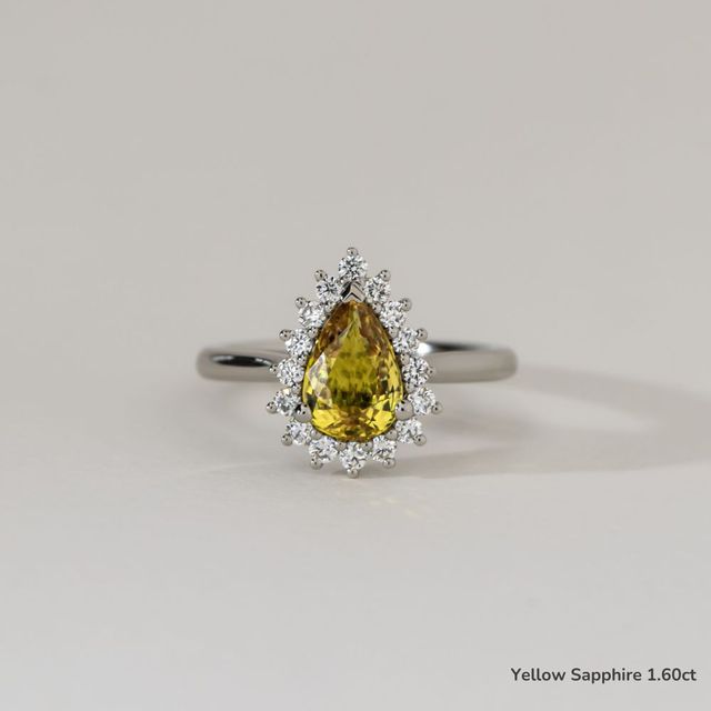 Windermere Platinum Cluster Engagement Ring