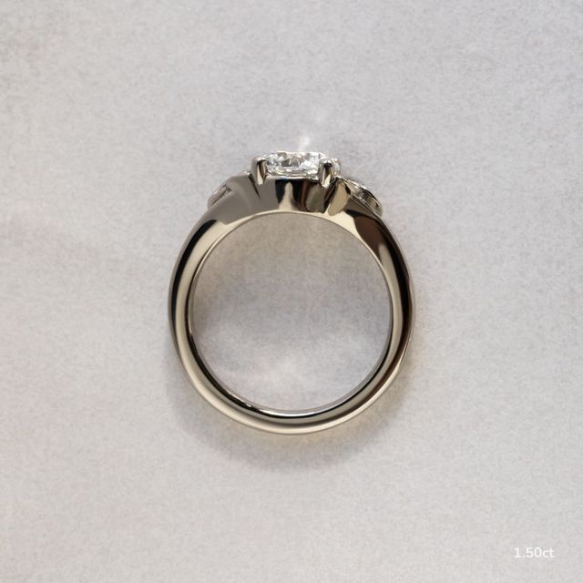Kaliani White Gold Celtic Engagement Ring