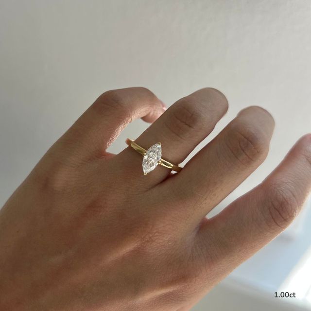 Amari Yellow Gold Solitaire Engagement Ring