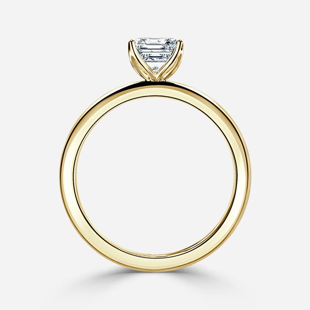 Amari Yellow Gold Solitaire Engagement Ring
