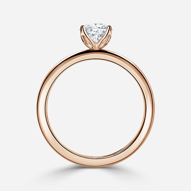 Amari Rose Gold Solitaire Engagement Ring