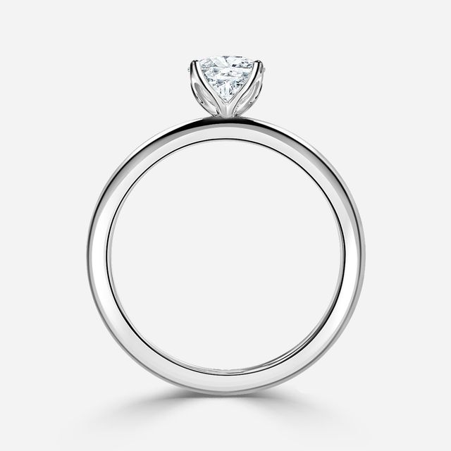 Amari White Gold Solitaire Engagement Ring