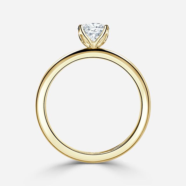 Amari Yellow Gold Solitaire Engagement Ring