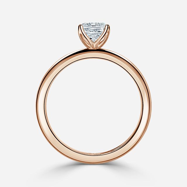 Amari Rose Gold Solitaire Engagement Ring