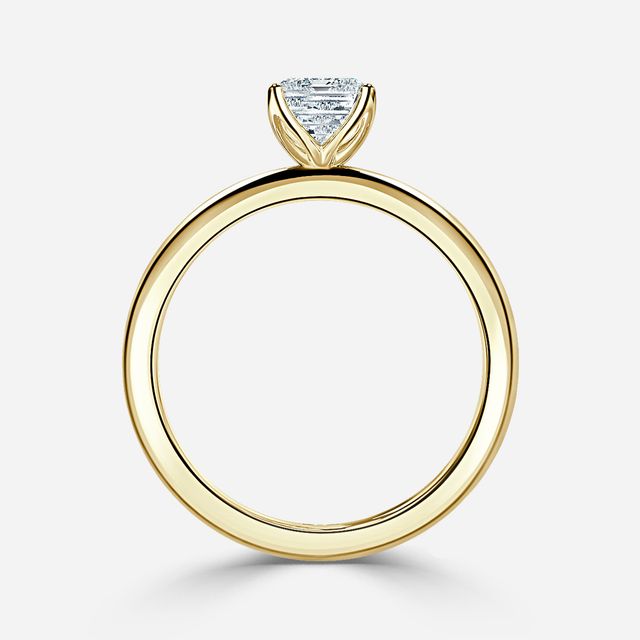Amari Yellow Gold Solitaire Engagement Ring
