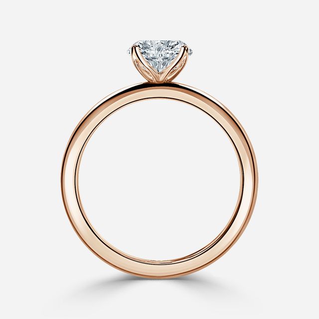 Amari Rose Gold Solitaire Engagement Ring