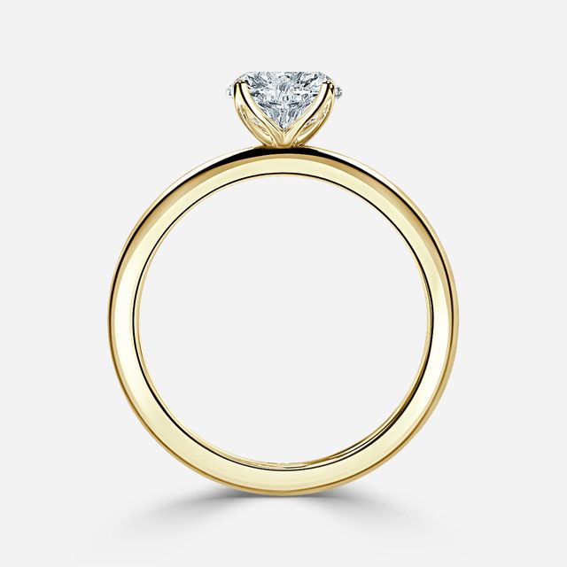 Amari Yellow Gold Solitaire Engagement Ring