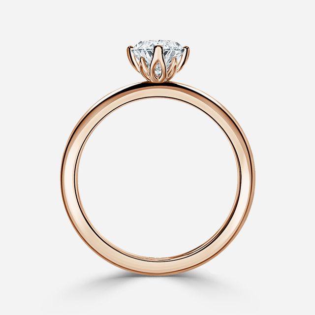 Amari Rose Gold Solitaire Engagement Ring