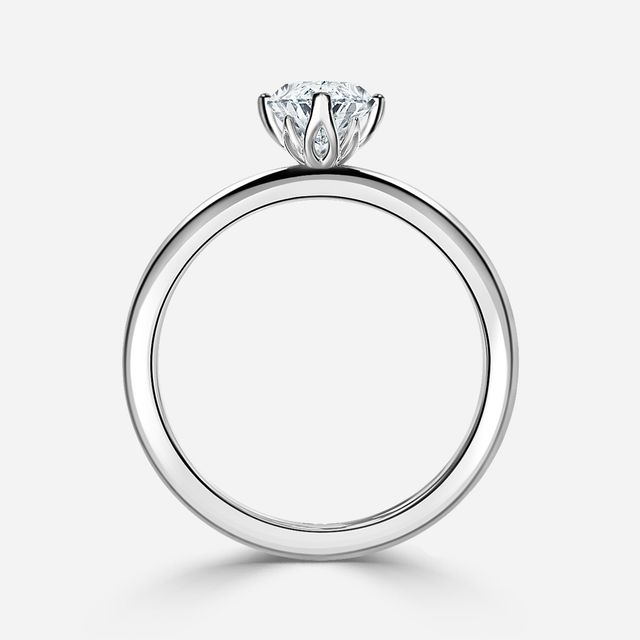 Amari White Gold Solitaire Engagement Ring
