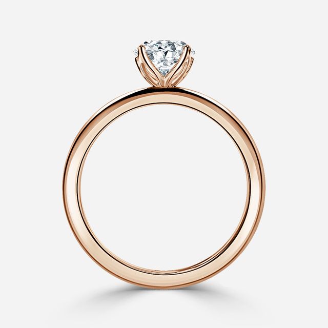 Amari Rose Gold Solitaire Engagement Ring