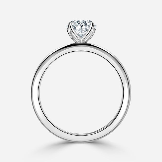 Amari Platinum Solitaire Engagement Ring