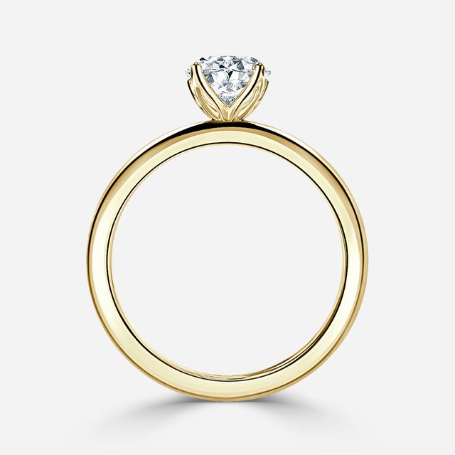 Amari Yellow Gold Solitaire Engagement Ring
