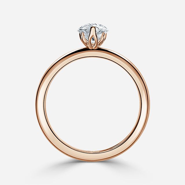 Amari Rose Gold Solitaire Engagement Ring