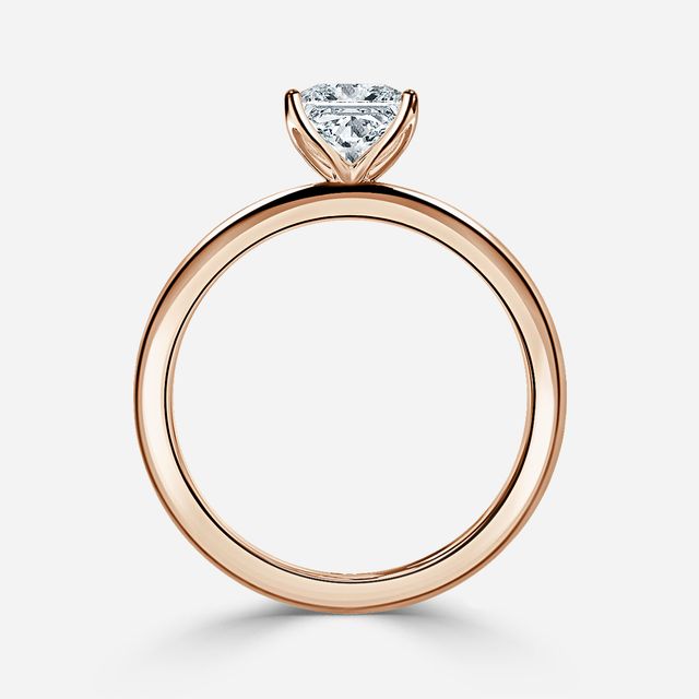 Amari Rose Gold Solitaire Engagement Ring