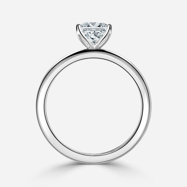 Amari White Gold Solitaire Engagement Ring
