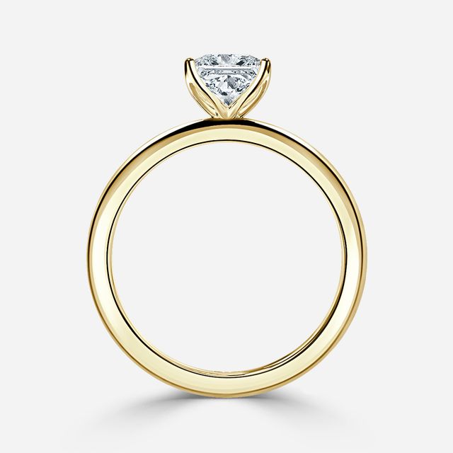 Amari Yellow Gold Solitaire Engagement Ring