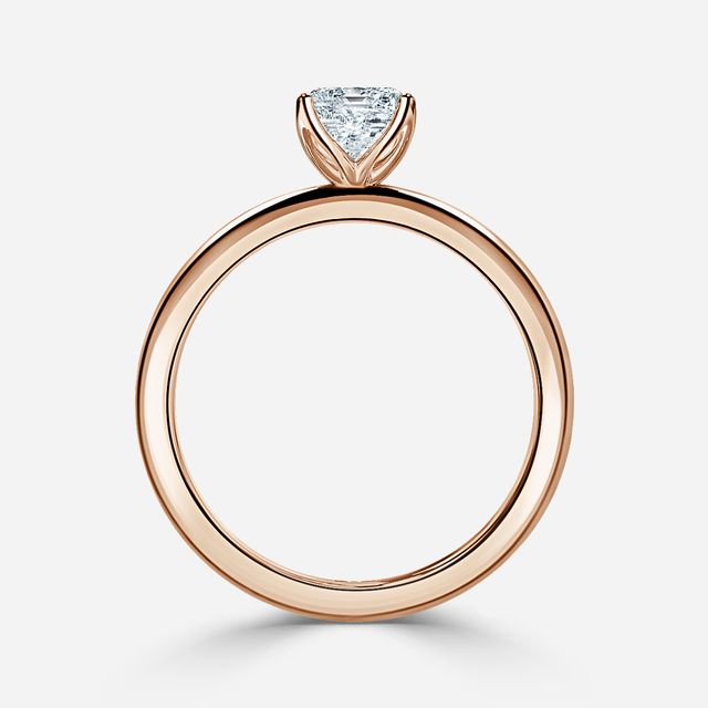 Amari Rose Gold Solitaire Engagement Ring