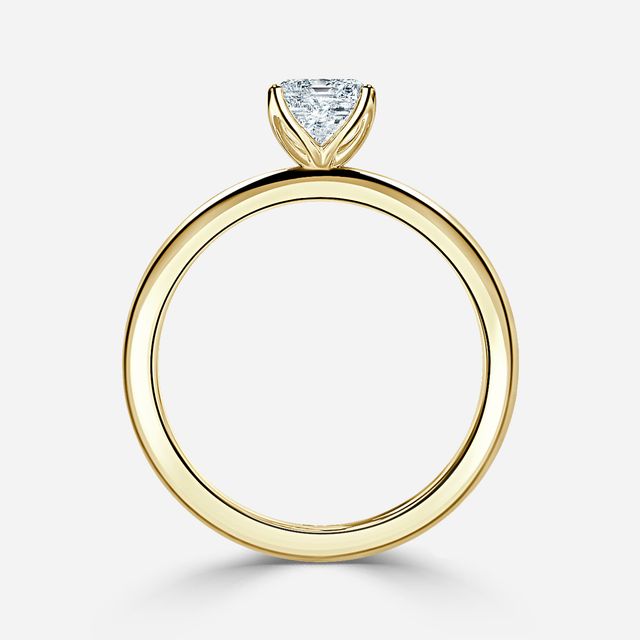Amari Yellow Gold Solitaire Engagement Ring
